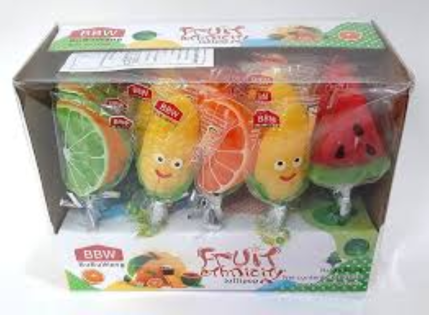 BBW FRUIT FAMILY LOLLIPOP 50PCS